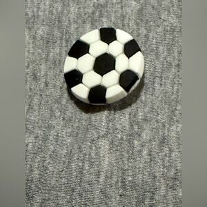 Soccer Ball Shoe Charm